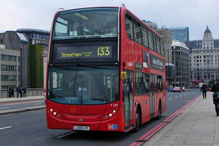 Arriva London: Alexander Dennis Enviro400 T107